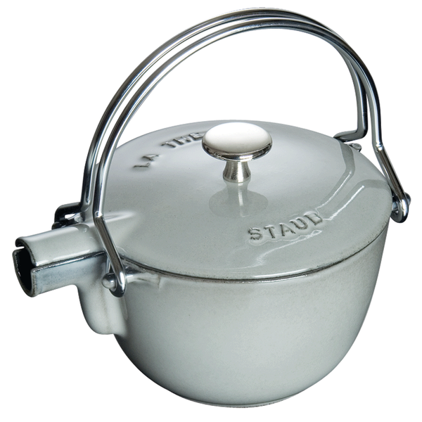 STAUB CAST IRON 1-QUART TEA KETTLE - GRAPHITE GREY