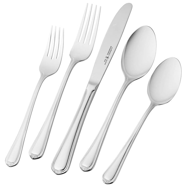 J.A. Henckels International Alcea 20-Piece 18/10 Stainless Steel Flatware Set