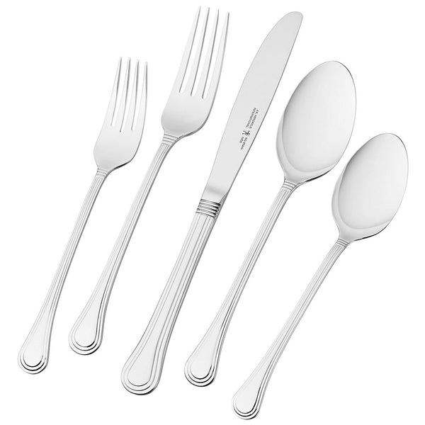 J.A. Henckels International Astley 20-Piece 18/10 Stainless Steel Flatware Set