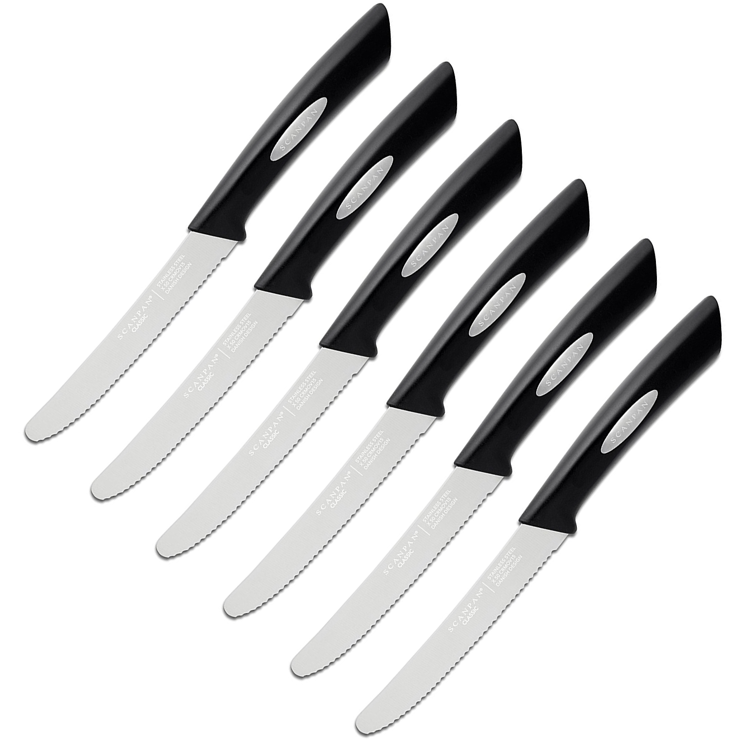 Scanpan Classic 6-Piece Steak Knife Set