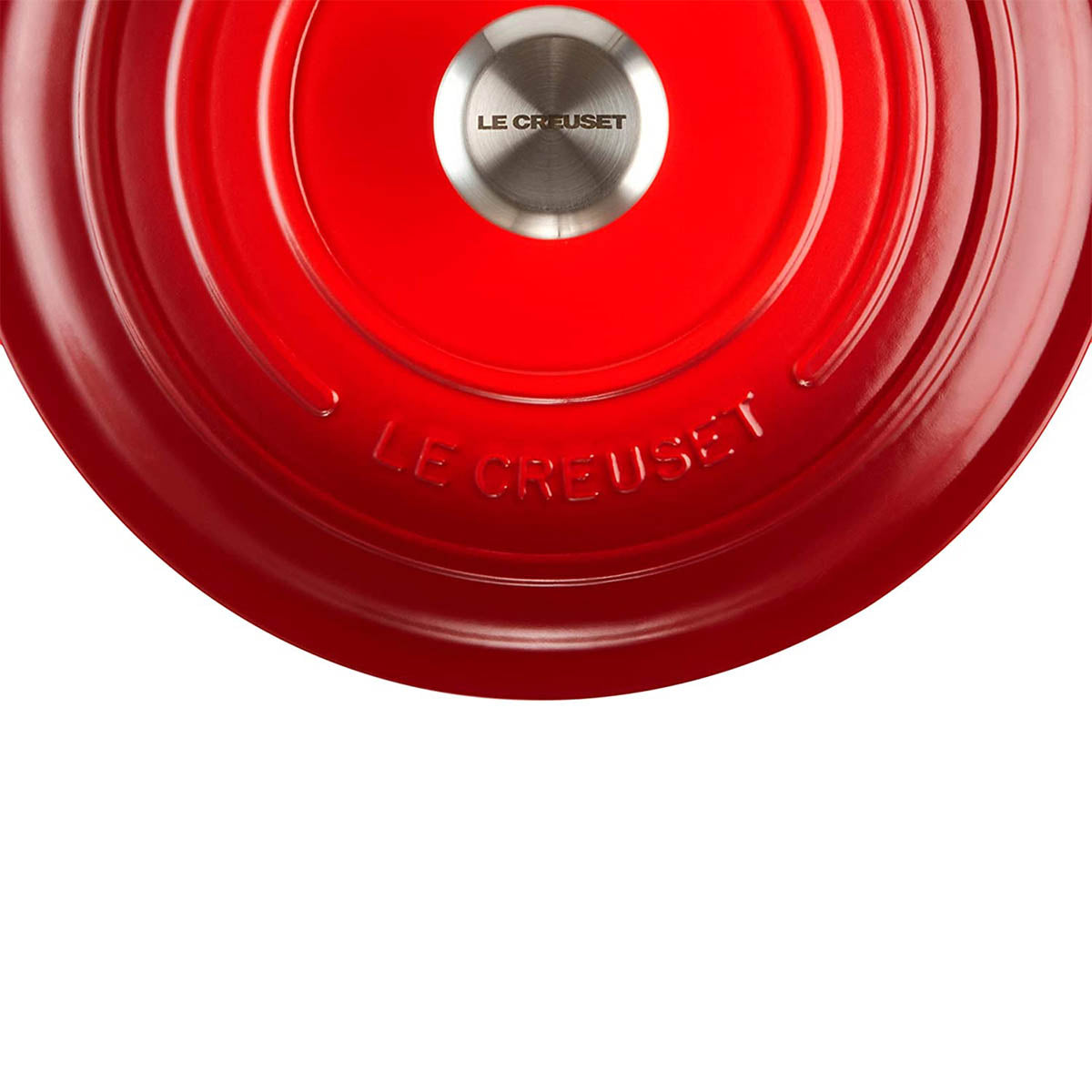Le Creuset - Deep 5.25 Qt. Enameled Cast Iron Dutch Oven - Cerise Red –  Sunset & Co.