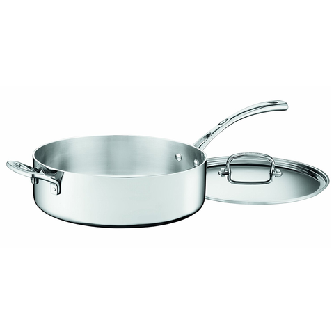 CUISINART FRENCH CLASSIC TRI-PLY STAINLESS 5.5-QUART SAUTE PAN