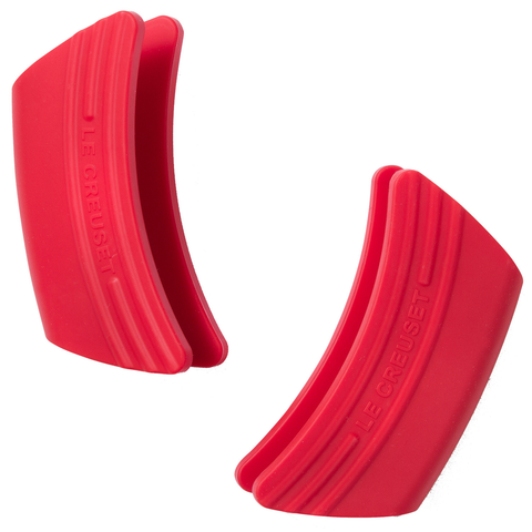 LE CREUSET SILICONE HANDLE GRIPS, SET OF 2 - CERISE