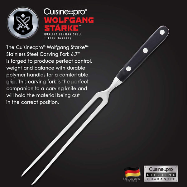 CUISINE PRO WOLFGANG STARKE CARVING FORK 17CM
