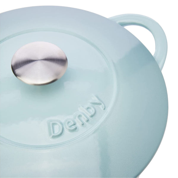 Denby USA Pavilion Cast Iron 4L Medium, Round Casserole