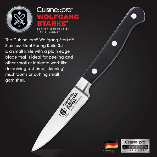 CUISINE PRO WOLFGANG STARKE PARING KNIFE 9CM