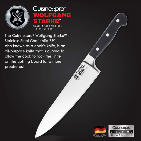 CUISINE PRO WOLFGANG STARKE CHEFS KNIFE 20CM