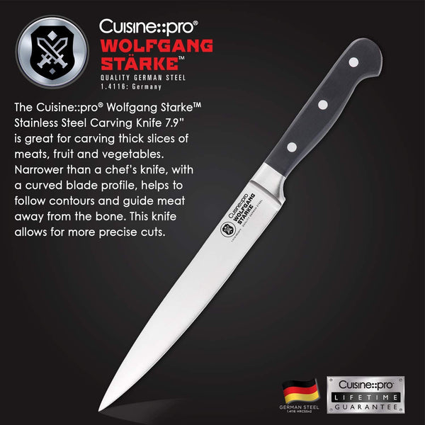 CUISINE PRO WOLFGANG STARKE CARVING KNIFE 20CM