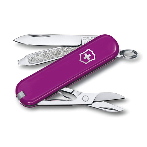 Victorinox Swiss Army Classic SD Knife, Various Colors (Tasty Grape)