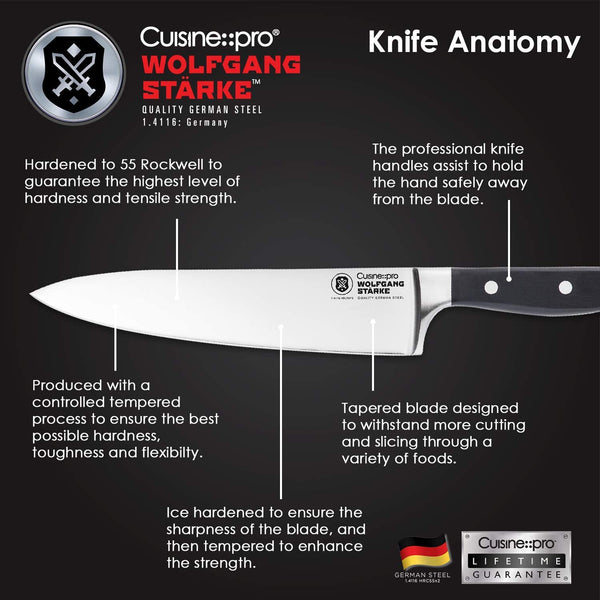 CUISINE PRO WOLFGANG STARKE CHEFS KNIFE 20CM