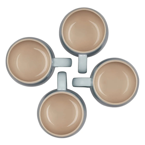 Le Creuset 13 oz. / 380ml Set of 4 Heritage Mugs - Sea Salt