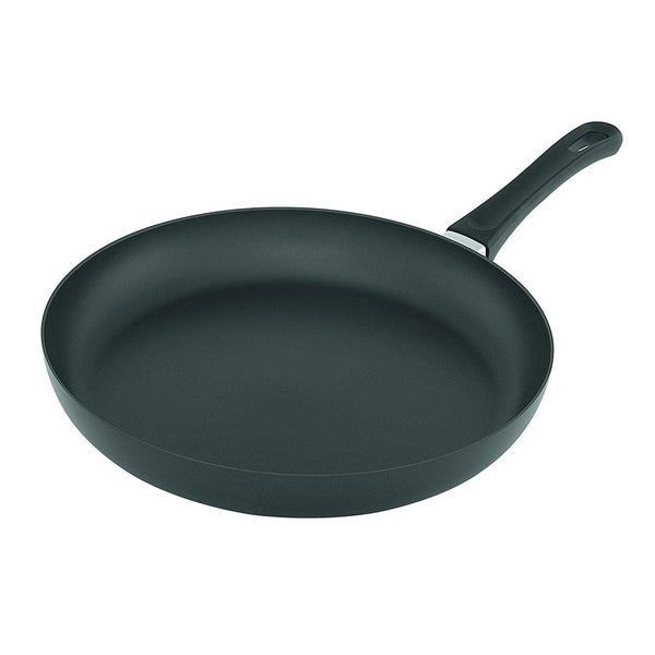 Scanpan Classic 12.25-Inch Induction Fry Pan, Black Cast Aluminum