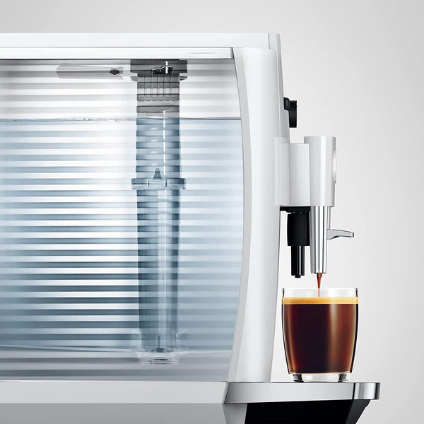 Jura E4 Piano White Automatic Coffee Machine