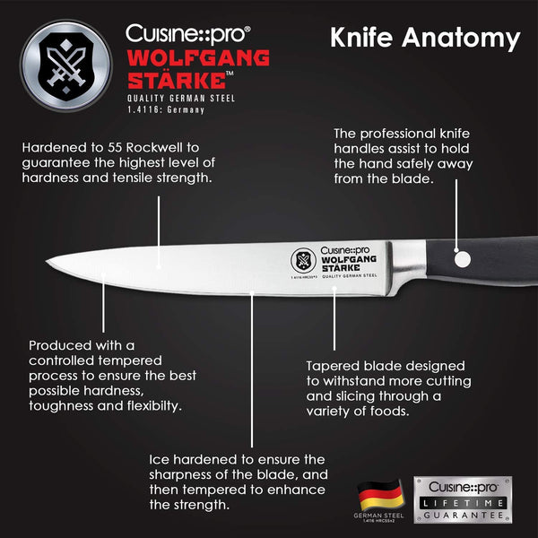 CUISINE PRO WOLFGANG STARKE UTILITY KNIFE 12.5CM