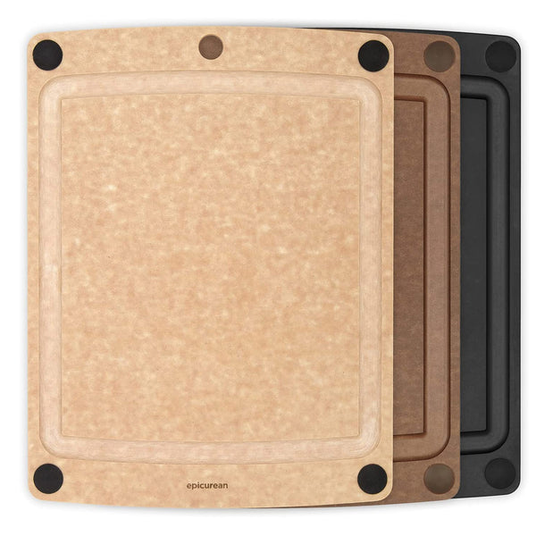 Epicurean All-In-One 14.5" × 11.25" Cutting Board, Slate/Black