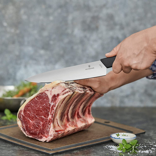 Victorinox Carving, Swiss Modern, 8.5" Blade, Black