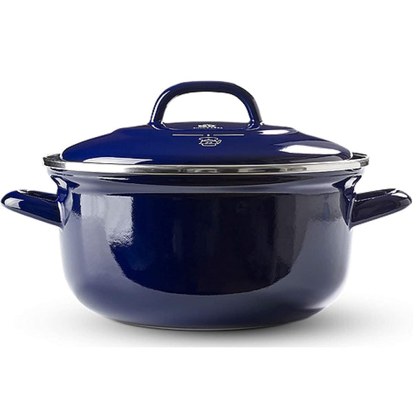 BK Indigo 20cm/2.5 Litre Round Casserole, Cobalt Blue