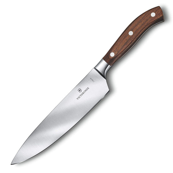 Victorinox Chef's, Forged, 8" Straight Blade, Wood