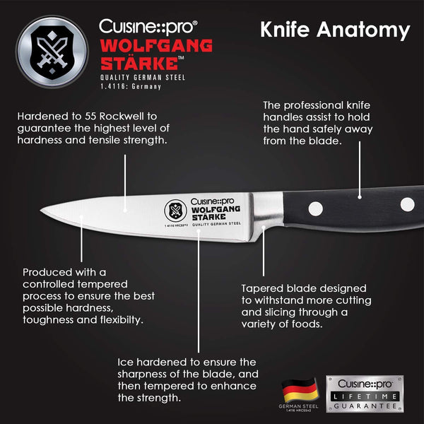 CUISINE PRO WOLFGANG STARKE PARING KNIFE 9CM