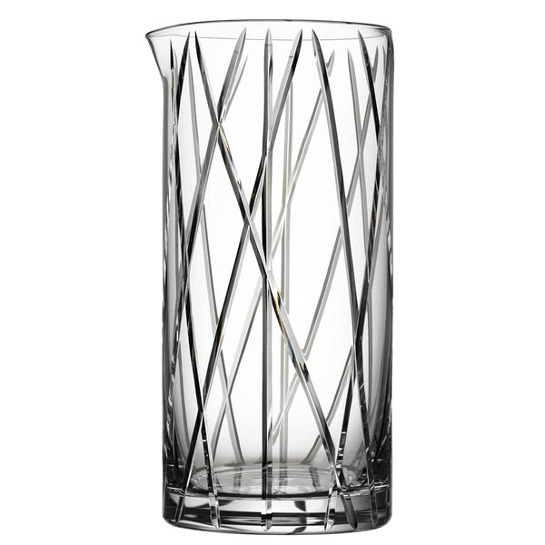 Orrefors City Mixing Glass with bar Spoon, Clear