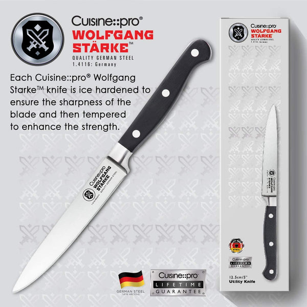 CUISINE PRO WOLFGANG STARKE UTILITY KNIFE 12.5CM