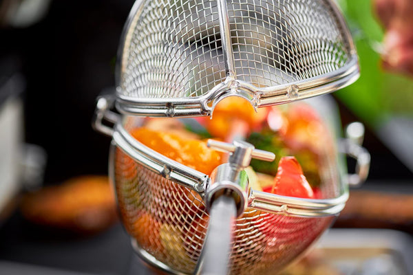 Rosle 43 x 15 x 13 cm Basket for Rotisserie, Stainless Steel