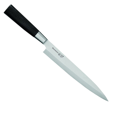 Messermeister Mu Fusion Precision Edge Sashimi Knife, Black, 8.5-Inch