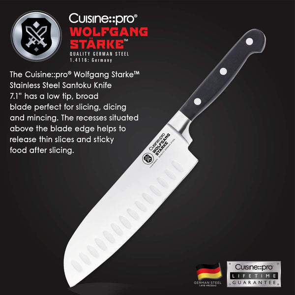 CUISINE PRO WOLFGANG STARKE SANTOKU KNIFE 18CM