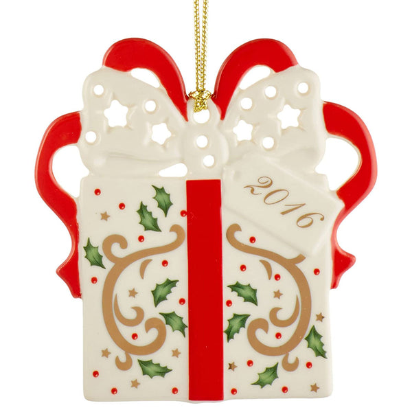 Lenox 2016 Joyous Tidings Present Ornament