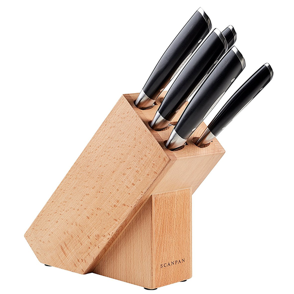SCANPAN CLASSIC 6-PIECE KNIFE BLOCK SET