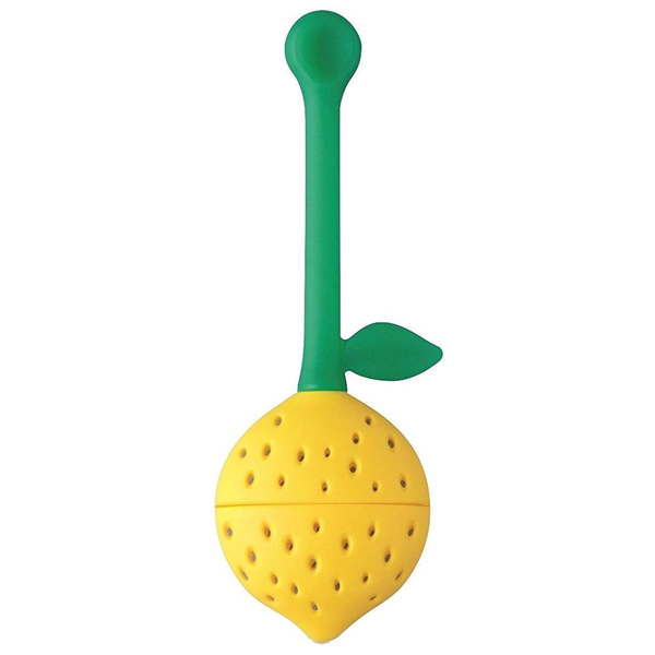 ZEAL PERFECT TEA SILICONE TEA INFUSER/STEEPER - LEMON YELLOW