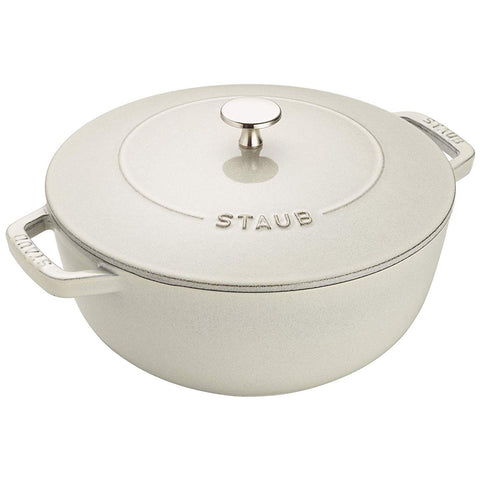 Staub Cast Iron 3.75-Quart Essential French Oven - White Truffle