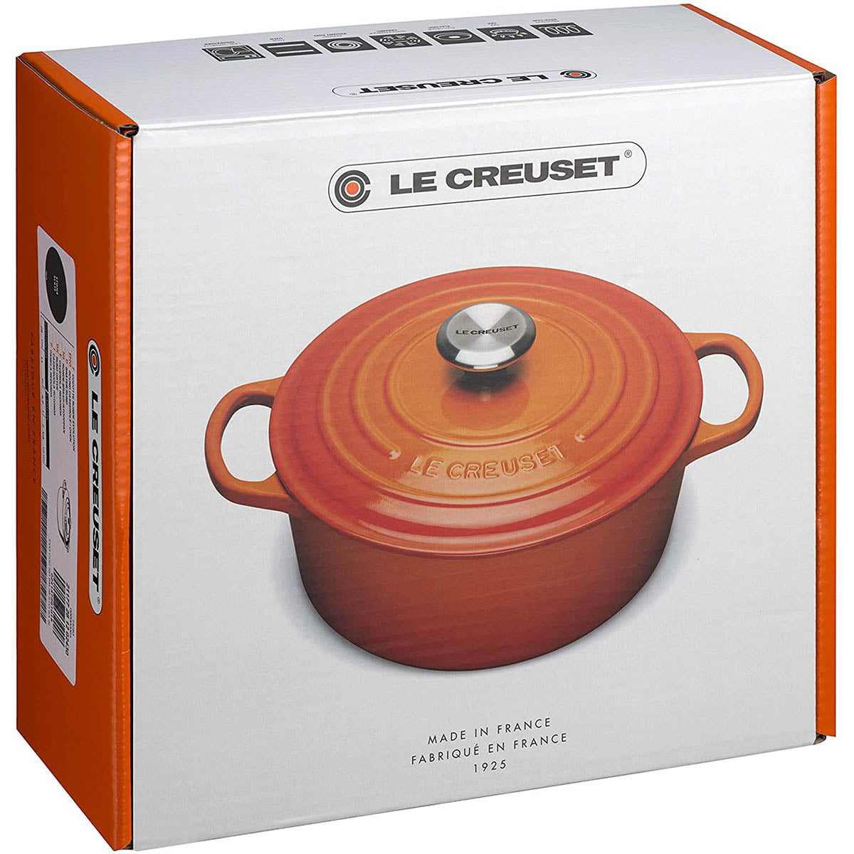 Le Creuset 3.5-Quart Signature Cast Iron Round Dutch Oven - Flame