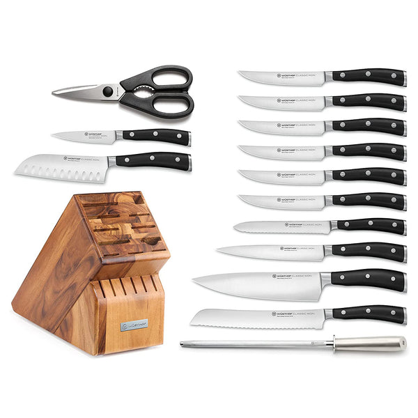 Wusthof Classic IKON 15-Piece Knife Block Set