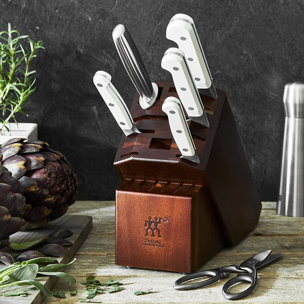 ZWILLING Pro Le Blanc 7-pc Knife Block Set