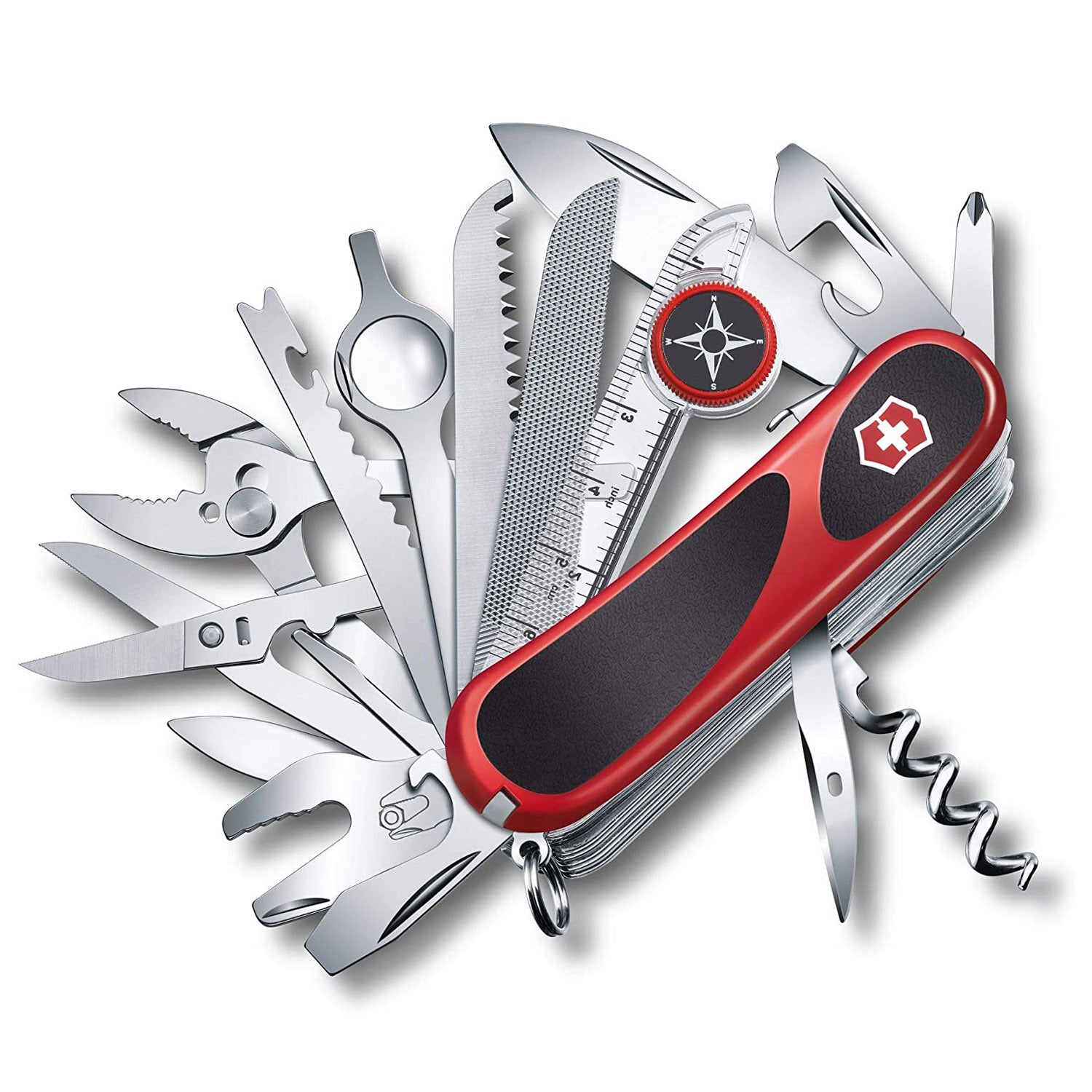 Victorinox Swiss Army Evogrip S54 Medium 85 mm, Pocket Knife, Red