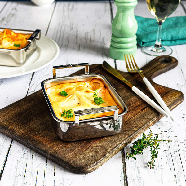 CRISTEL, 4" Mini 18-10 stainless steel Roaster - Extra