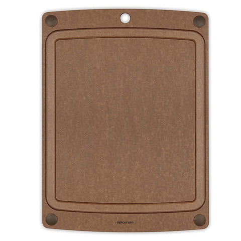 Epicurean All-In- One 17.5-Inch × 13-Inch Cutting Board, Nutmeg/Brown