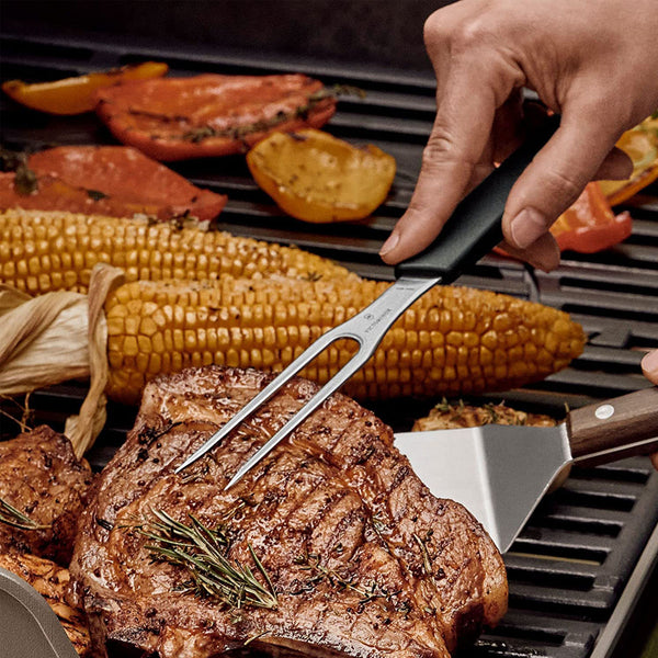 Victorinox Carving, Swiss Modern, 6" Carving Fork, Black