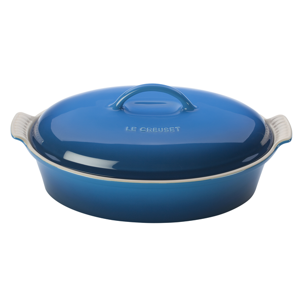 LE CREUSET 4-QUART HERITAGE OVAL CASSEROLE - MARSEILLE