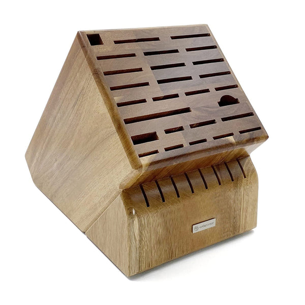 Wüsthof Knife Storage Block, 35-Slot, Acacia