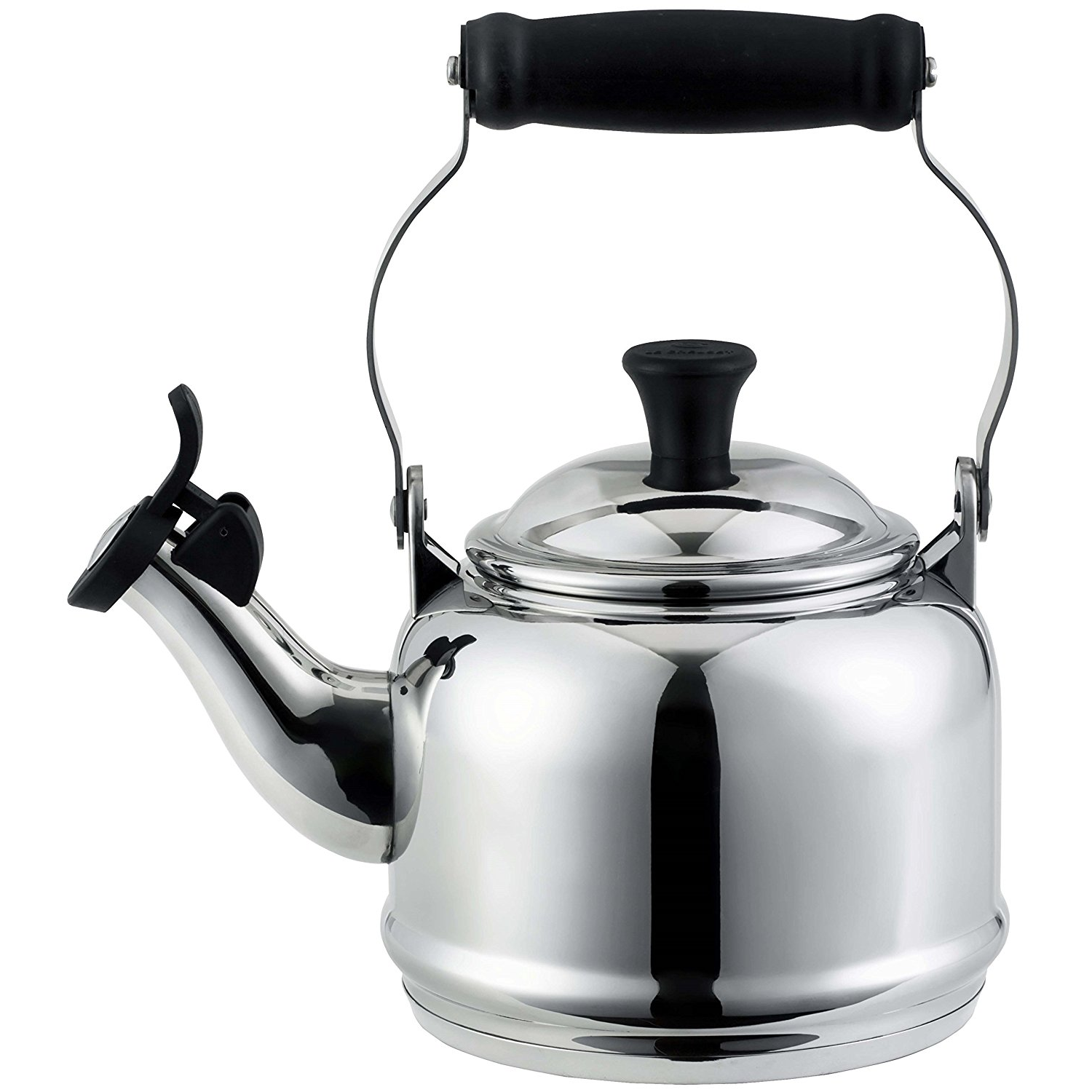 Le Creuset Demi 1.25-Qt. Stovetop Whistling Stainless Steel Tea Kettle +  Reviews