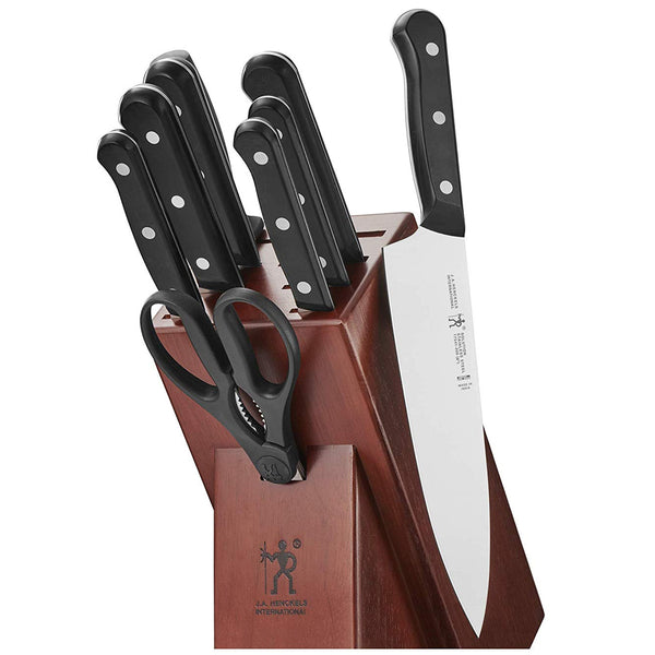 J.A. Henckels International Solution 10-Piece Knife Block Set