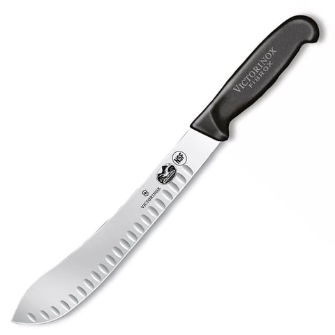 Victorinox  Swiss Army Butcher Knife 10'' W/ Granton Edge Blade, Fibrox & Nylon