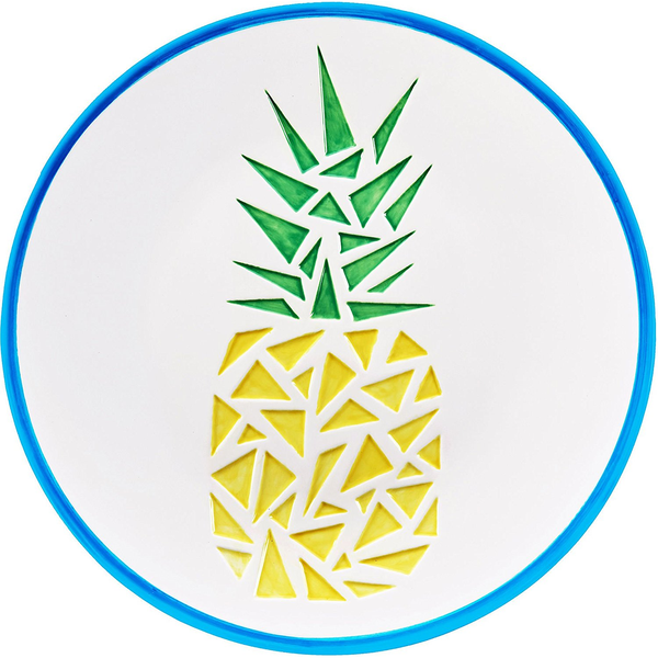 AMICI HOME PARADISE PINEAPPLE ROUND PLATTER
