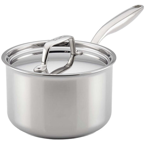 BREVILLE THERMAL PRO® CLAD STAINLESS STEEK COVERED 3-QUART SAUCEPAN