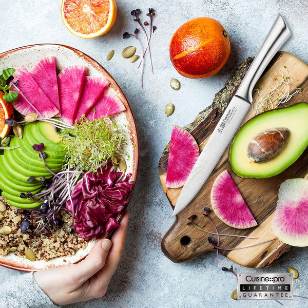 CUISINE PRO DAMASHIRO CARVING KNIFE 20CM