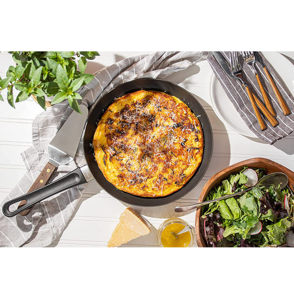 Scanpan Classic 12.25-Inch Induction Fry Pan, Black Cast Aluminum