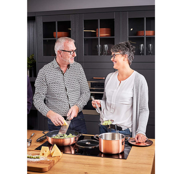 Rosle Stainless Steel Skimmer Ladle, Round Handle, 4.7-inch diameter