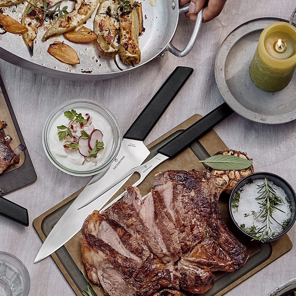 Victorinox Carving, Swiss Modern, 8.5" Blade, Black